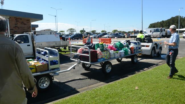 Angel Flight volunteers have brought crucial supplies to the North Coast by air to help flood victims. Picture: Liana Boss