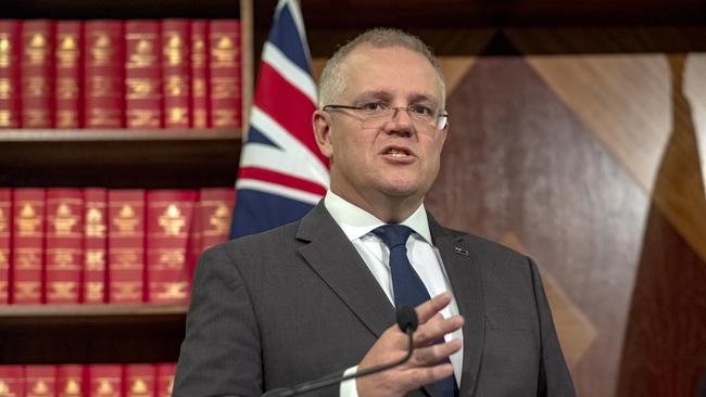 Treasurer Scott Morrison has backed down on the Medicare levy hike. Picture: AAP Image/Luis Ascui