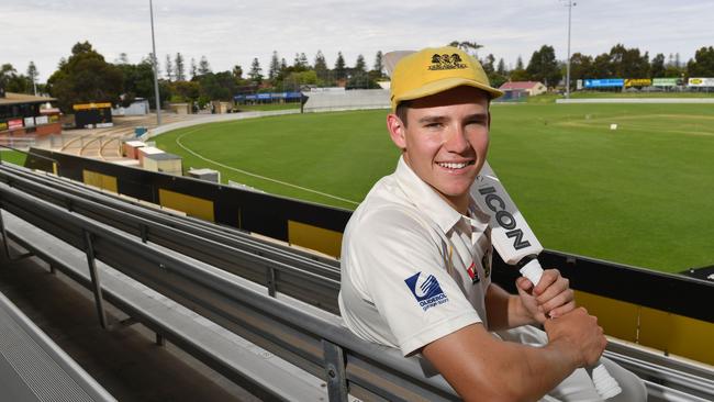 Glenelg batsman Jake Winter. Picture: AAP/ Keryn Stevens