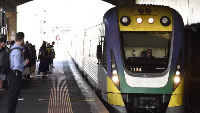 Geelong commuters will again be disrupted by a V/Line strike. Picture: Alan Barber