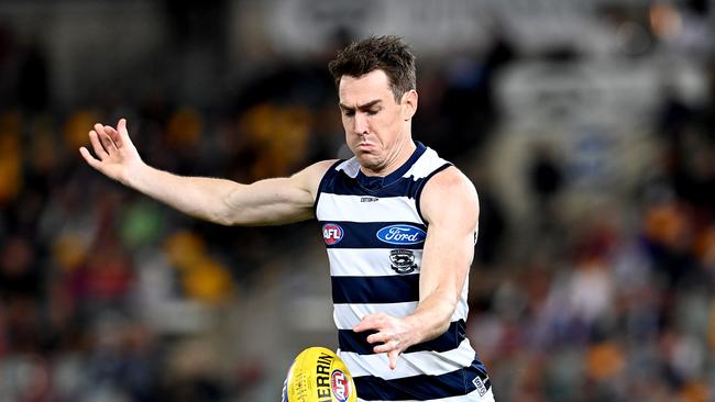 Recruit Jeremy Cameron has had a bumper first season at Geelong. Picture: Getty Images