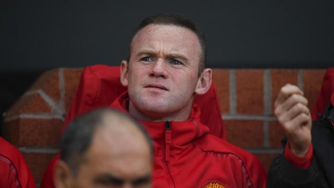 Manchester United's English striker Wayne Rooney.