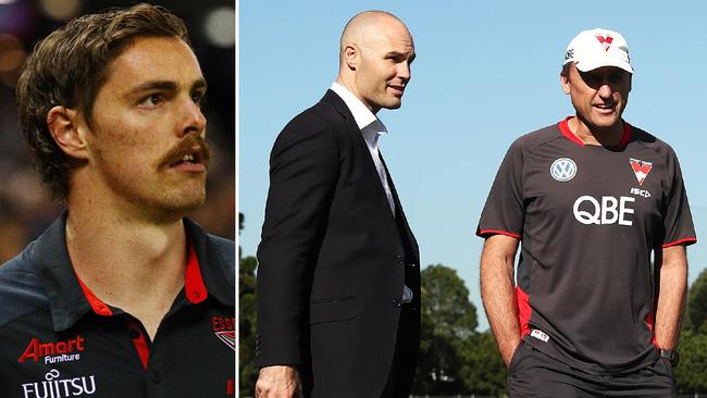 Essendon spearhead Joe Daniher recently met with Sydney CEO Tom Harley.