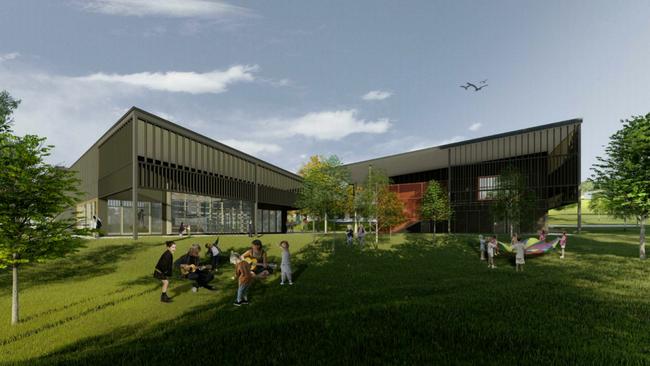 Artist’s impression of the proposed school in Estella. Picture: Supplied