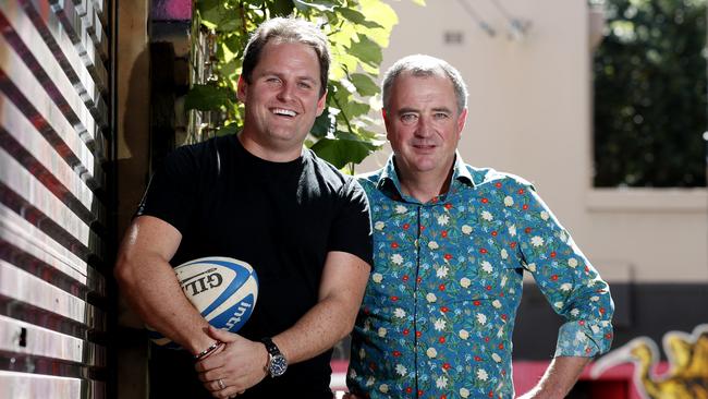 (L to R) Nick Fordham and John Murray pictured in Surry Hills. Picture: Nikki Short