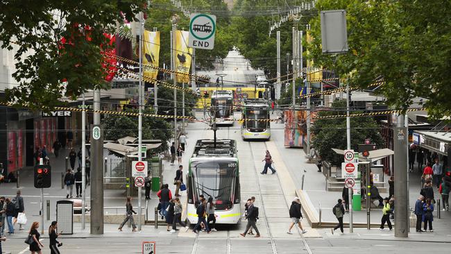 Commuters have been urged to travel on public transport during the off-peak. Picture: Robert Cianflone/Getty Images