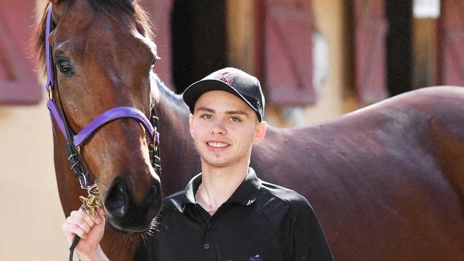 Apprentice jockey Brodie Moffat. Picture: Patrick Woods