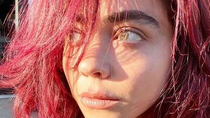 Sarah Hyland went a deeper shade of red in 2020. Picture: Instagram