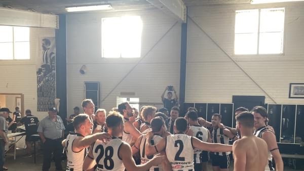 Euroa celebrate their victory against Tatura. Photo: Facebook.