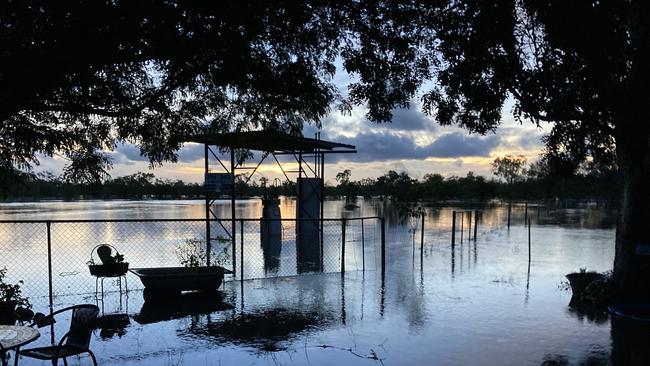 Flooding in the Burke Shire. Picture: Jil Wilson.