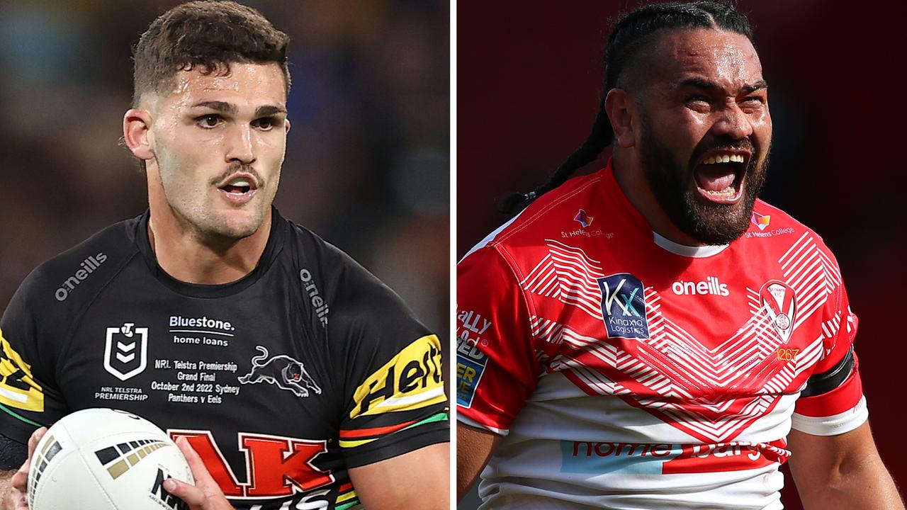 Nathan Cleary and Konrad Hurrell