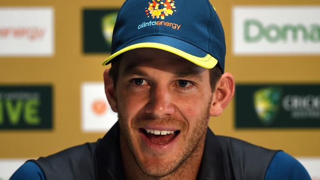 Australian Test captain Tim Paine. Picture: AFP