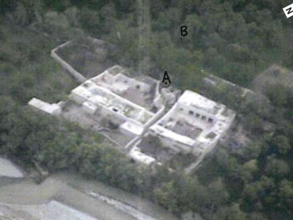 A Taliban compound known as Whiskey 108, crucial to the case, moments before an airstrike. Picture: Federal Court of Australia