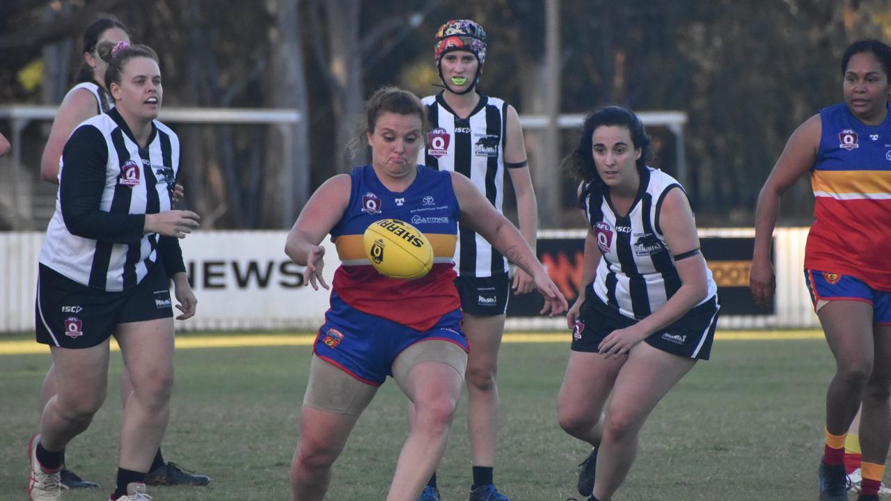 AFL Capricornia senior women, Round 1, Rockhampton Panthers versus Gladstone Suns, at Rockhampton Cricket Grounds on April 13, 2024.