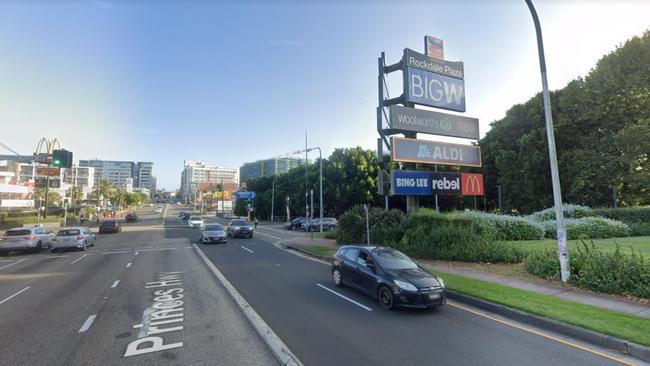 The crash occurred on the Princes Highway, Rockdale at the intersection of Rockdale Plaza Road, near Rockdale Plaza. Picture: Google Maps