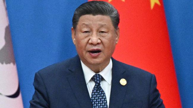 Chinaâs President Xi Jinping speaks during the opening ceremony of the Fourth Ministerial Meeting of the Forum of China and Community of Latin American and Caribbean States (CELAC), in Beijing on May 13, 2025. (Photo by Pedro PARDO / AFP)