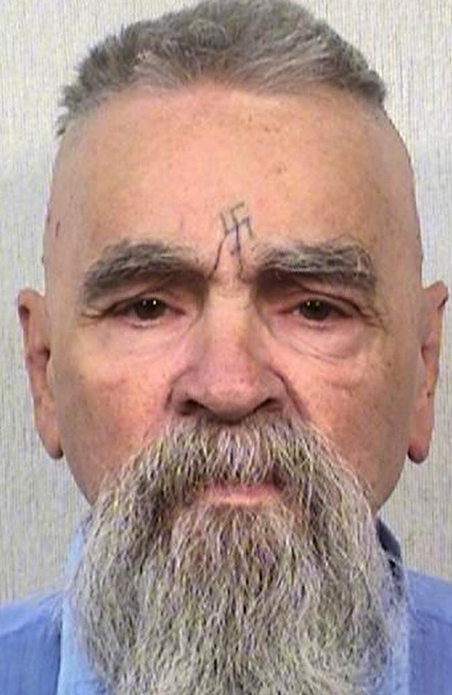 Charles Manson in 2014 in a photo provided by California Department of Corrections Picture: California Department of Corrections and Rehabilitation via AP