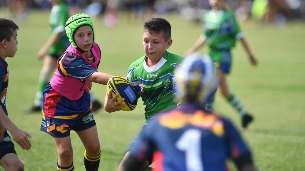 Teams play for Laurie Spina Shield at Brothers at Kirwan. Picture: Evan Morgan