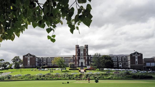 The main building of Melbourne High School.