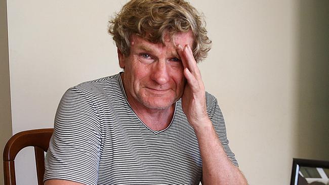 Paul Warren at home after learning of his daughter Elly’s death in Mozambique. Picture: Ian Currie