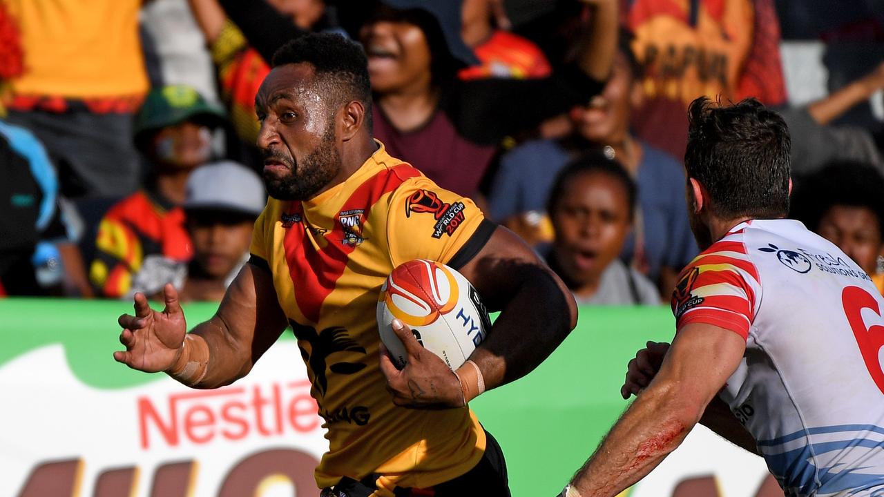 Melbourne Storm’s Justin Olam is a star player for PNG. Picture: Getty