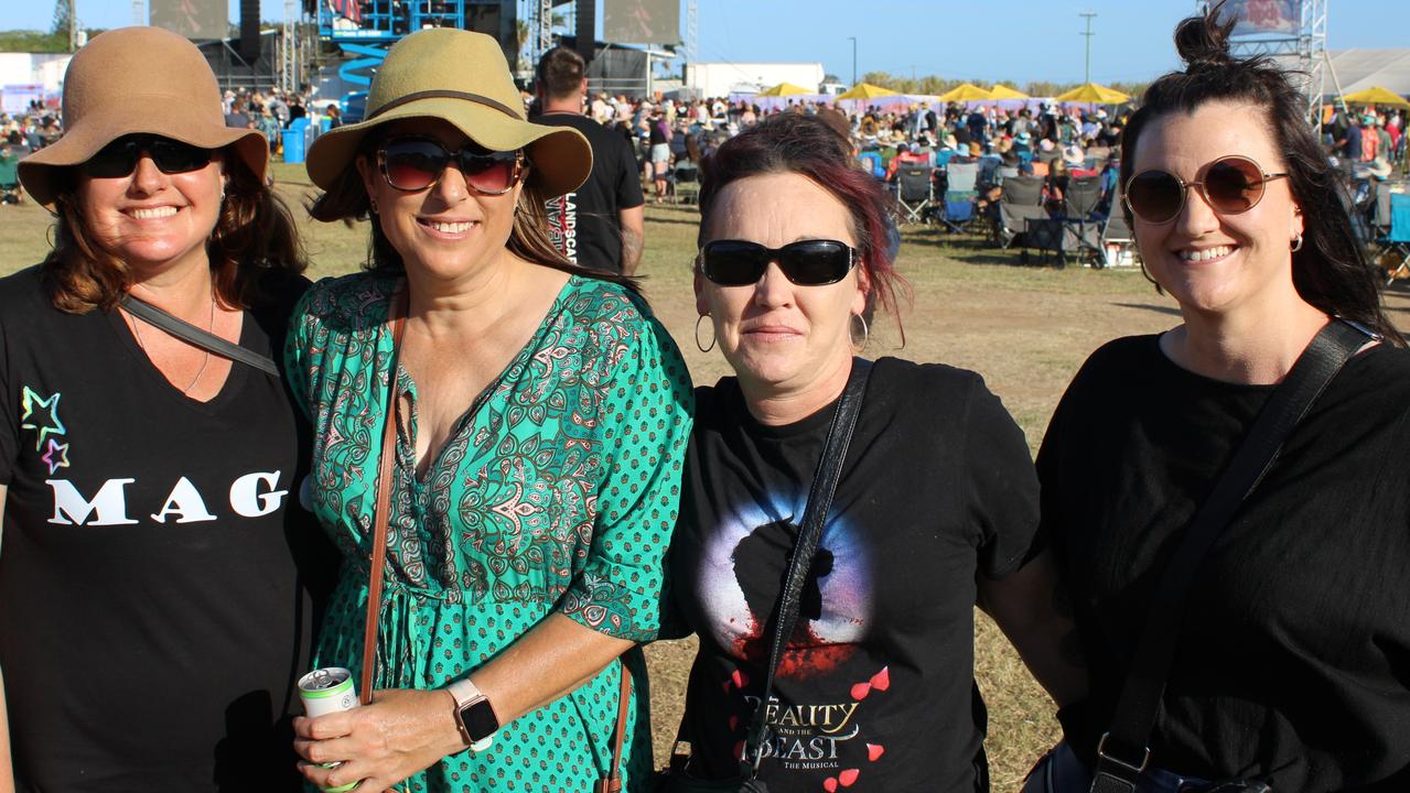 Jess Zambe, Treen Emerson, Shell O'Sullivan and Suzy McLucas enjoyed the Lighthouse Rock 2023 festival in Bundaberg on Saturday, October 14.