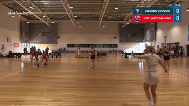 Replay: Victorian Netball League – Geelong Cougars vs. City West Falcons (Division 1)