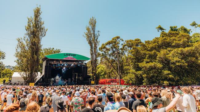 The Laneway festival held earlier this month in Callan Park, Rozelle.