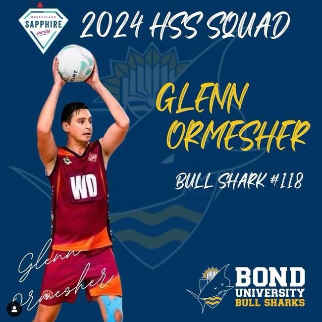 Glenn Ormesher announced by Bond Bull Sharks