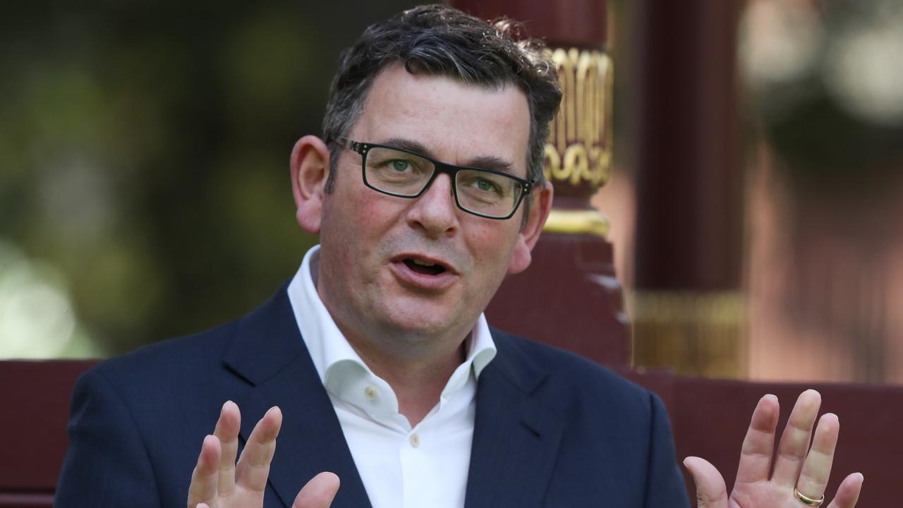 Premier Daniel Andrews revealed new freedoms on Thursday. Picture: NCA NewsWire / David Crosling