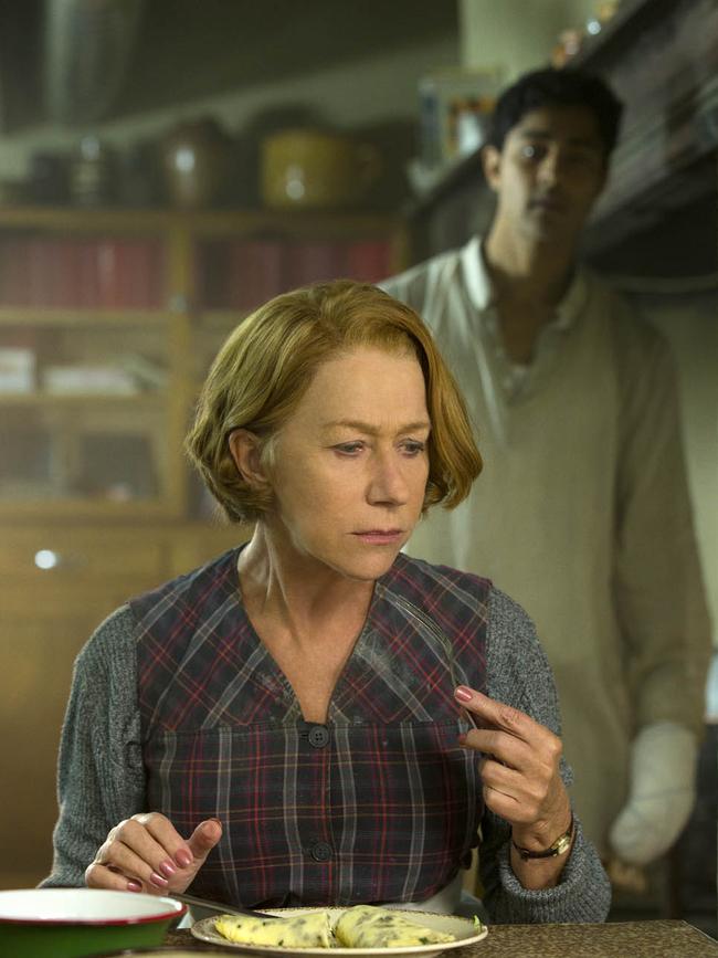 Madame Mallory (Helen Mirren) and Hassan Kadam (Manish Dayal) in a scene from DreamWorks Pictures charming new film The Hundred-Foot Journey
