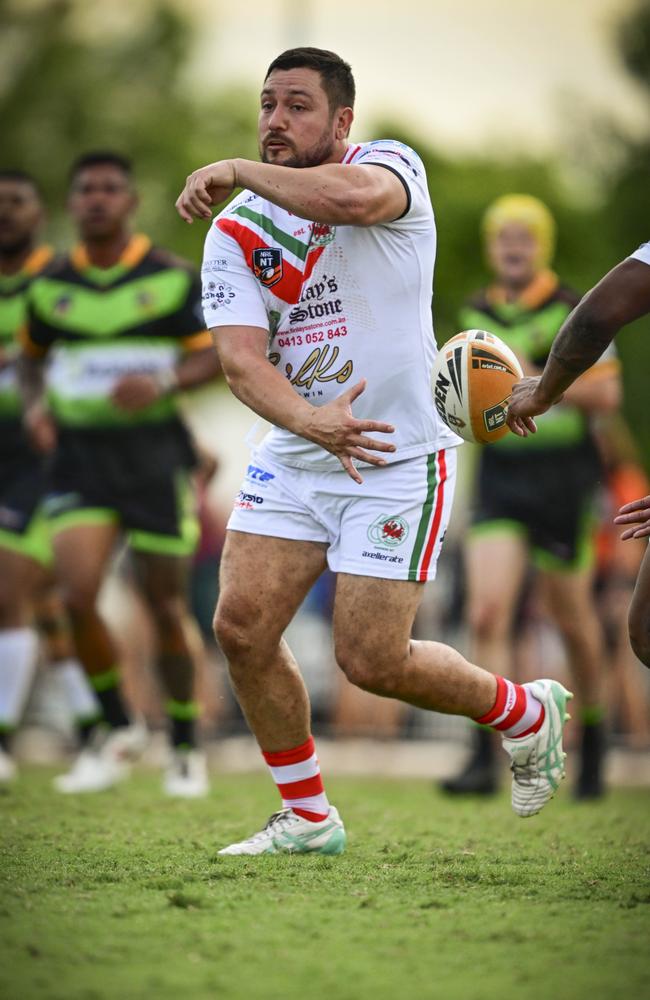 Brenton Motlop has captained the Nightcliff Dragons in the 2024 NRL NT season. Picture: Patch Clapp / NRL NT