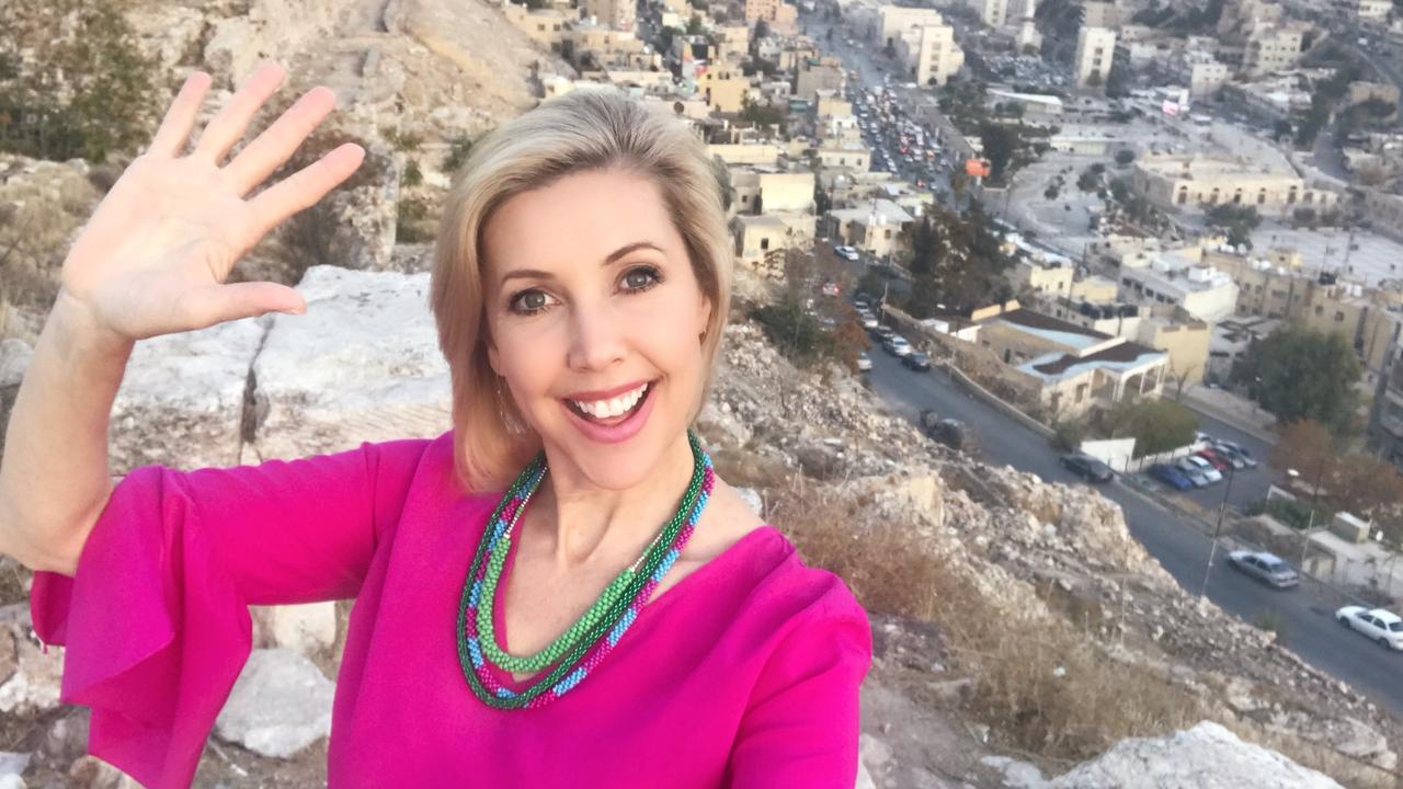 Catriona Rowntree heads to the heights of Amman in Jordan. Picture: Twitter