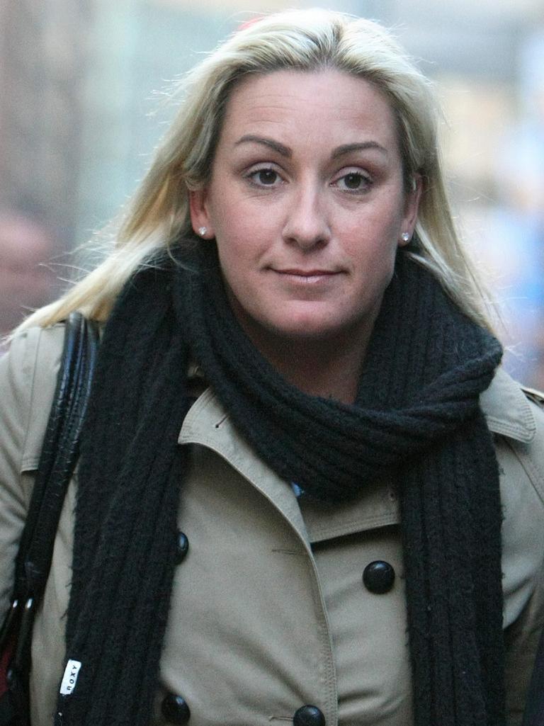 Keli Lane outside court in 2010.