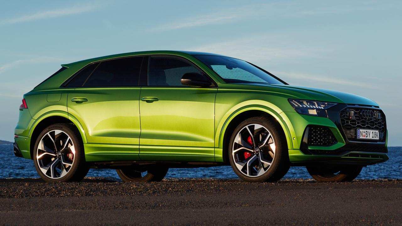 Audi's RS Q8 is powered by the same 441kW/800Nm 4.0-litre twin-turbo TFSI V8 engine.