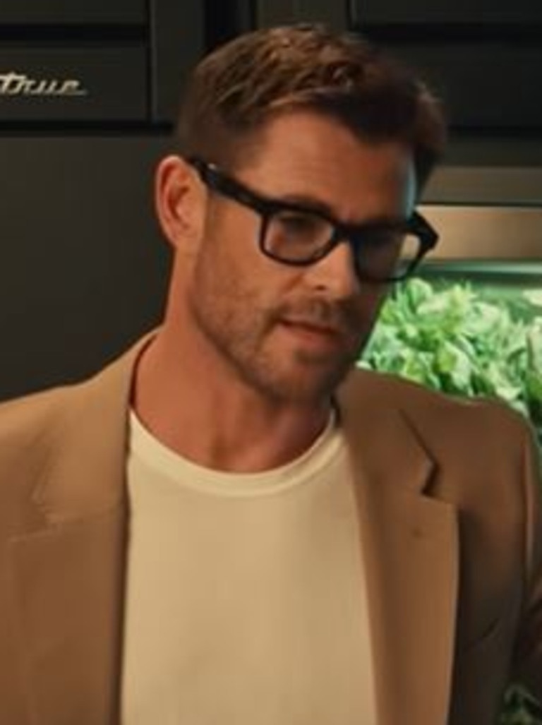 Hemsworth has even starred in an advertisement for the glasses. Picture: YouTube