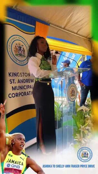 Jamaican Olympian Receives Apology After Name Misspelled on Street Sign