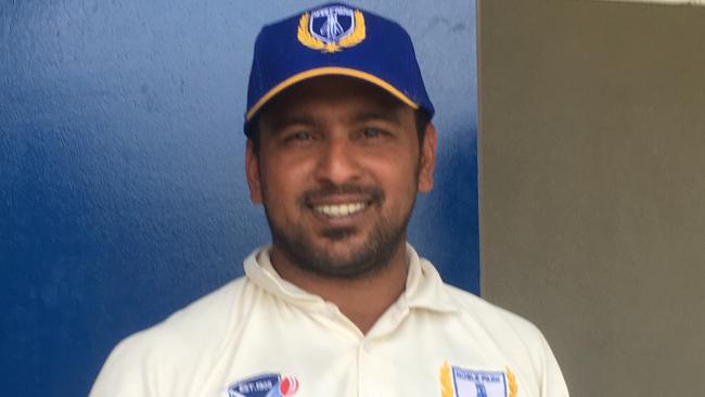 Issy Perera nabbed eight wickets for Noble Park.