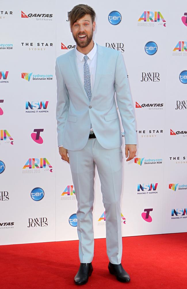 Danny Clayton at the 2015 Aria Awards held at The Star in Pyrmont. Picture: Christian Gilles