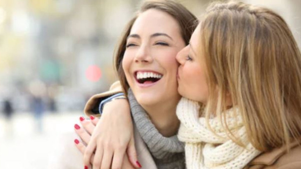 The location of platonic kisses can mean different things for different people. Picture: iStock