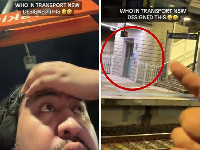 Aussie train station blasted. Picture: TikTok@pnuks