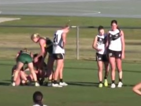 Southport Sharks player caught in on-field incident during QAFLW 2023 round 13