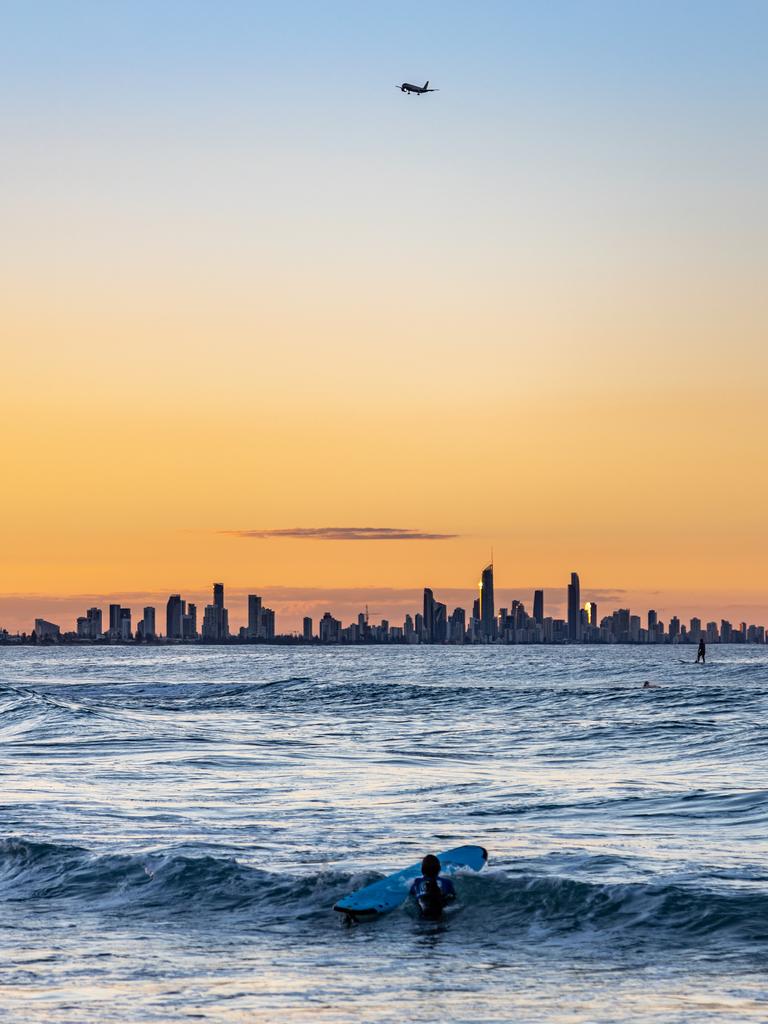 Taking the sunset flight. Photo: David Rowe