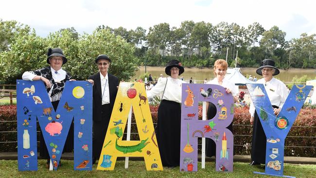 Mary Poppins Festival 2018 - Proud Mary's (L) Mary Lange, Joanne Jones, Dianne Grinter, Andrea Stevenson and Joy Newman.