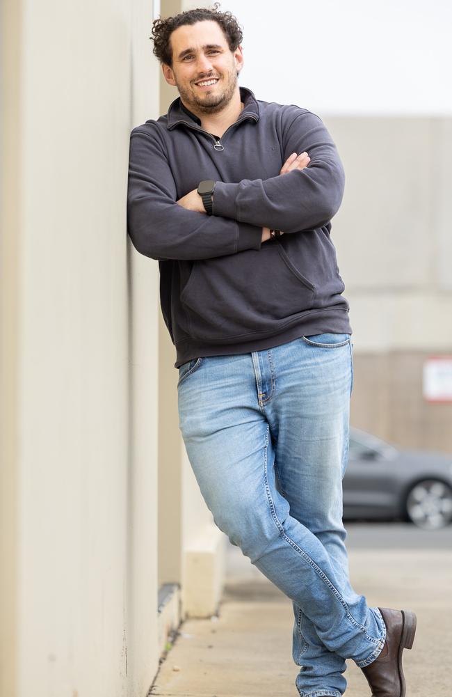 Mr Cockinos said many people don’t even know their blood type, and should find out so they can help those around them. Picture: Thomas Lisson.