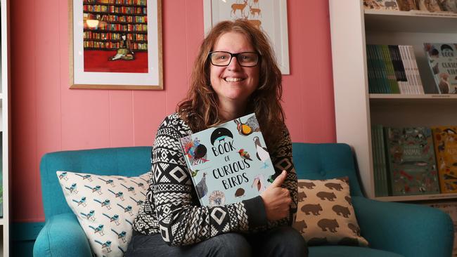 Author Jennifer Cossins who has released a new book called 'Book of Curious Birds'. Picture: Nikki Davis-Jones