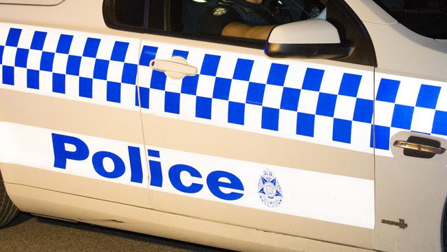 A woman was arrested and taken to hospital after allegedly ramming a police car then driving off in Lilydale.