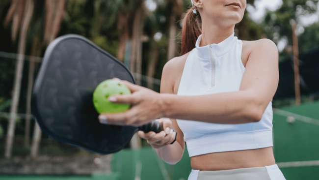 After taking off in popularity in the US, Aussies are getting into pickleball. Image: Getty