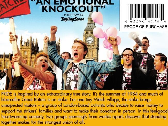 Pride movie DVD cover has gay references removed from US edition