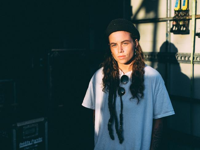 Tash Sultana is kicking goals on her debut album. Pic: Dara Munnis.